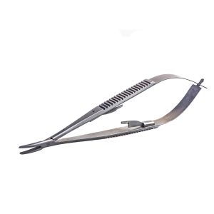 Single Use Disposable Barraquer Needle Holder Length 110Mm, Curved 9Mm Jaws Ophthalmology Instruments