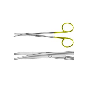 Tc Baby Metzenbaum Wave cut Dissecting Scissors Delicate With Blunt Tip And Curved Blade