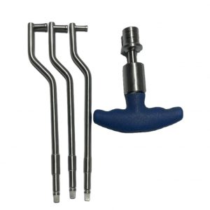 Robust ratcheting handle allows you to pull up as you un-screws. 4.5,5.5 and 6.25mm size provide in each set to fill all tulip