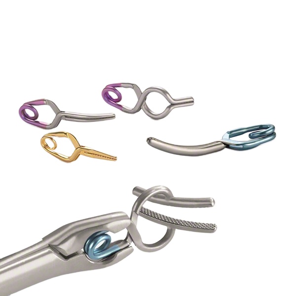ALLOY ANEURYSM MICRO CLIPS FOR NEUROSURGERY MICROSURGERY INSTRUMENTS