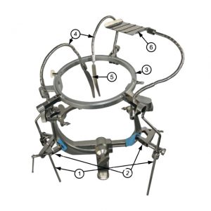 Halo Leyla Mayfield Skull Clamp with head circle Retractor for Neurosurgery
