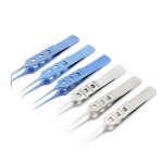 Flat Handle Micro Tweezers
