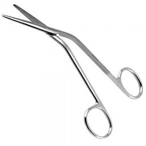 Cotle dorsal scissors angled tungsten
