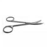 Ribbon suture scissors