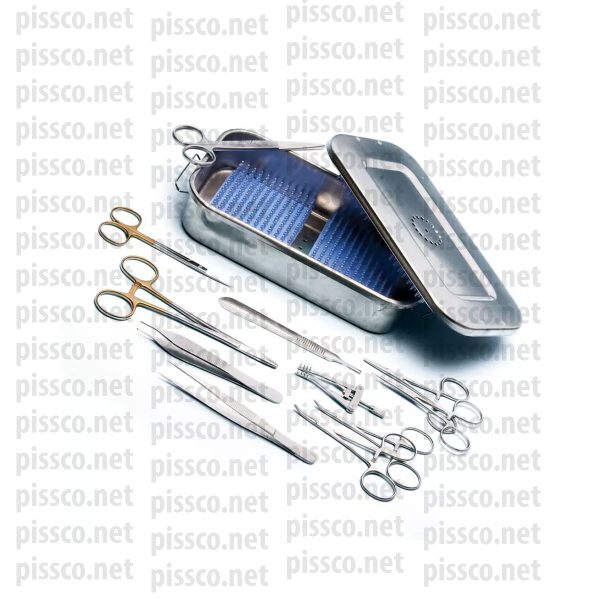 Exotic Animal Surgical Kit of 12 Pieces Veterinary Instruments Set