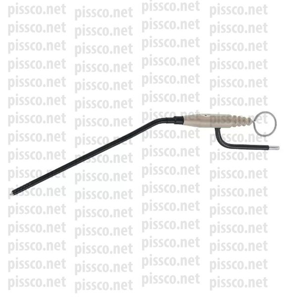 Landolt Coagulation Suction Cannula curved 150 mm working length 150 mm (6) diam. 5 mm insulated non-sterile reusable
