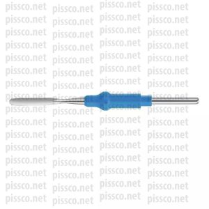 Monopolar working electrode straight 2.4 mm diam 18 mm short shaft needle point 1 mm
