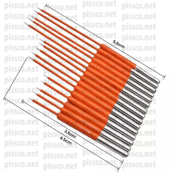 Orange Colorado Micro Dissection Needles 5cm Straight