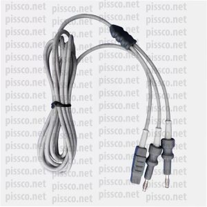 Wholesale 2-Pin US Type 4mm Silicon Bipolar Cable Cord 3mm Electrosurgical Accessories European Connector Instrument
