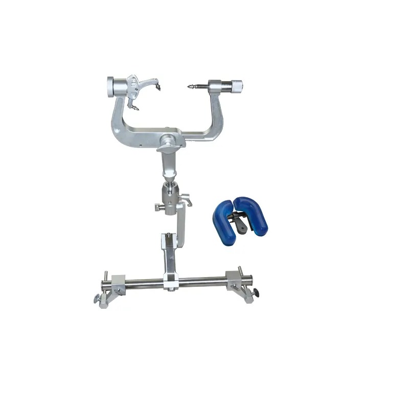 Advance medical equipment neurosurgery instruments skull clamp may field doro head rest aluminium alloy and titanium brain rack