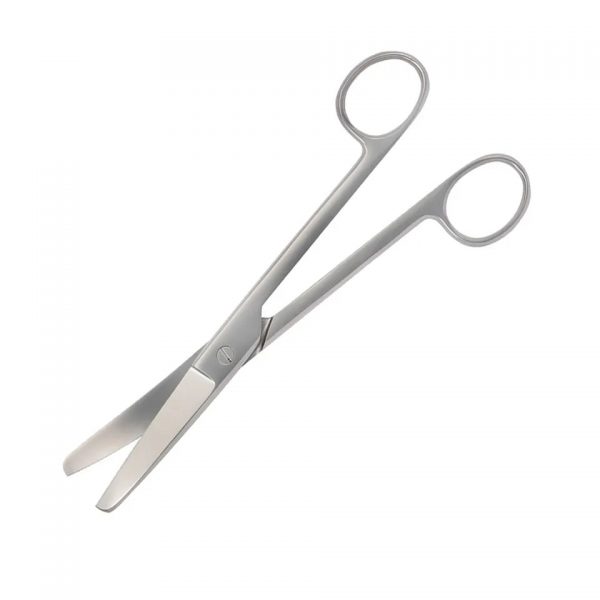 Doyen Intestinal Scissors Straight And Curve Blunt Blade Scissors 180mm Stainless Steel Neurosurgery Scissors