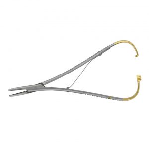 High Quality Stainless Steel Mathieu Ryder Micro Tc Needle Holder 17cm Extra Fine Neurosurgery Instruments