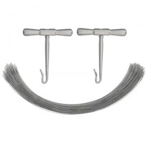 Olivecrona Gigli Twisted Wire Saw with T-Shape Handles for Skull Orthopedic Bone Cutting 50cm