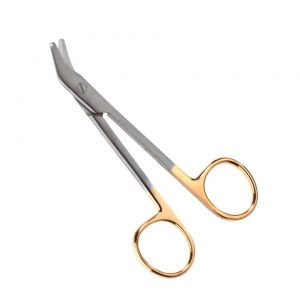Suture Wire Scissors 12cm Angled Serrated Tungsten Carbide Stainless Steel Neurosurgery Instruments
