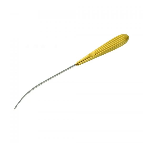 High Quality Nerve Dissector 4 Inch 24 cm Curved 4.7mm Blade Neurosurgery Instruments
