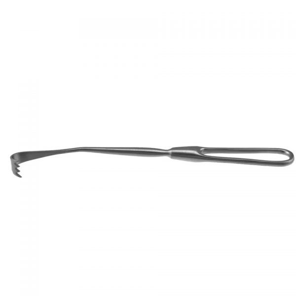 SACHS Vein Retractor Angled Tip and Toothed 8 12 inc