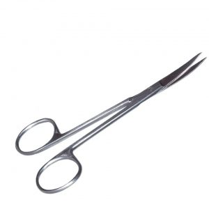 Strabismus Scissor Curved Stainless Steel Surgical Scissors