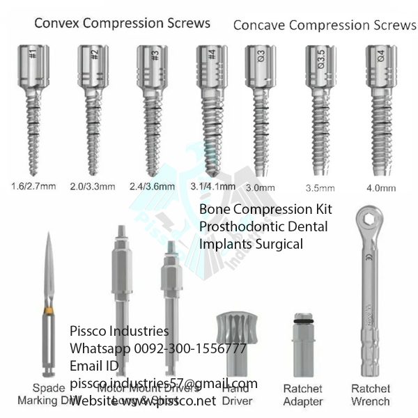 Bone Compression Kit Prosthodontic Dental Implants Surgical