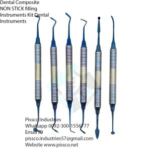 Dental Composite NON STICK filling Instruments Kit Dental Instruments