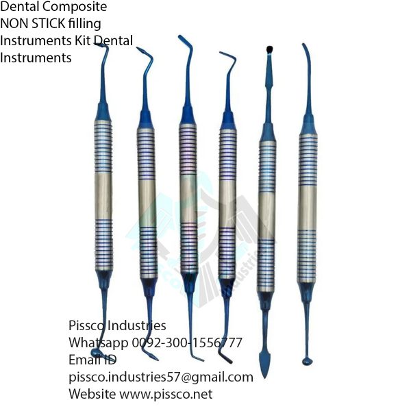 Dental Composite NON STICK filling Instruments Kit Dental Instruments