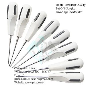 Dental Excellent Quality Set Of 8 Surgical Luxating Elevators kit