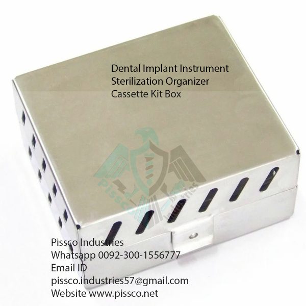 Dental Implant Instrument Sterilization Organizer Cassette Kit Box