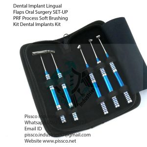 Dental Implant Lingual Flaps Oral Surgery SET-UP PRF Process Soft Brushing Kit Dental Implants Kit