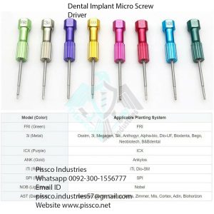 Dental Implant Micro Screw Driver