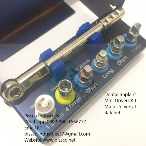 Dental Implant Mini Drivers Kit Multi Universal Ratchet