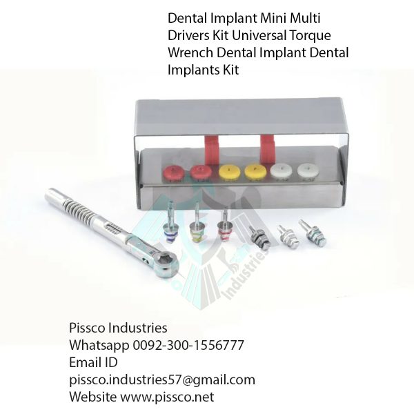 Dental Implant Mini Multi Drivers Kit Universal Torque Wrench Dental Implant Dental Implants Kit