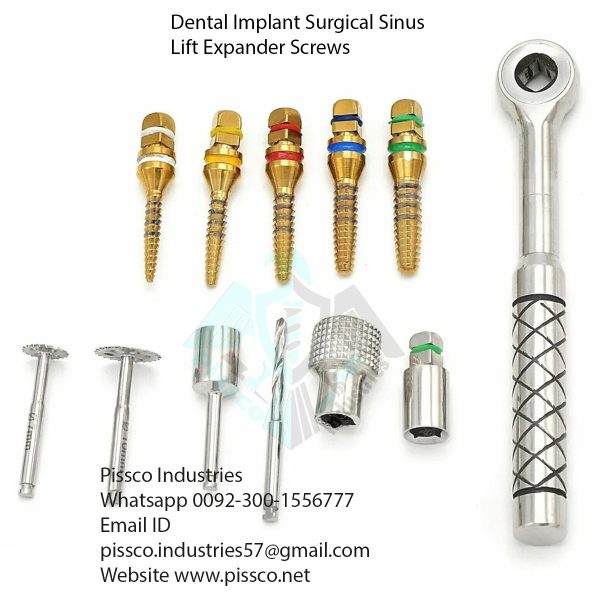 Dental Implant Surgical Sinus Lift Expander Screws
