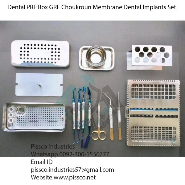 Dental PRF Box GRF Choukroun Membrane Dental Implants Set