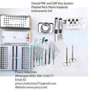 Dental PRF and GRF Box System Platelet Rich Fibrin Implants Instruments Set