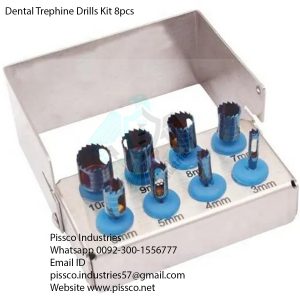 Dental Trephine Drills Kit 8pcs