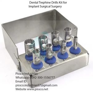 Dental Trephine Drills Kit for Implant Surgical Surgery