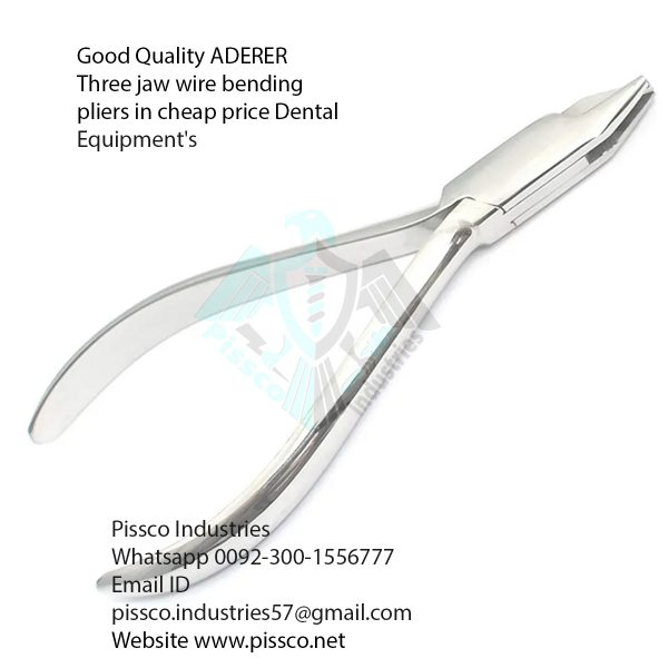 Good Quality ADERER Three jaw wire bending pliers in cheap price Dental Equipment's