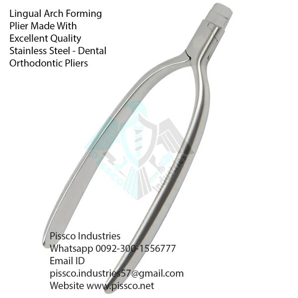 Lingual Arch Forming Plier Made With Excellent Quality Stainless Steel - Dental Orthodontic Pliers