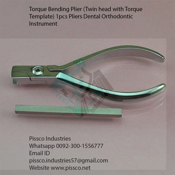 Torque Bending Plier (Twin head with Torque Template) 1pcs Pliers Dental Orthodontic Instrument