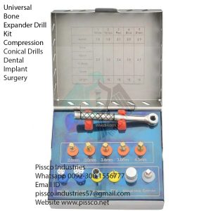 Universal Bone Expander Drill Kit Compression Conical Drills Dental Implant Surgery instruments Kit