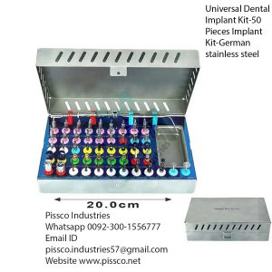Universal Dental Implant Kit-50 Pieces Implant Kit-German stainless steel