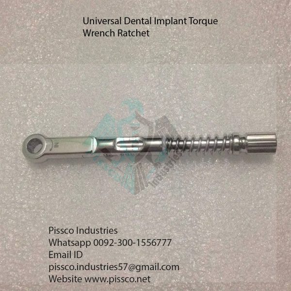 Universal Dental Implant Torque Wrench Ratchet
