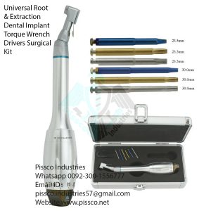 Universal Root & Extraction Dental Implant Torque Wrench Drivers Surgical Kit