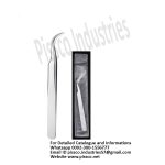 Blue Eyelash Tweezers,Eyelash Isolation Tweezers